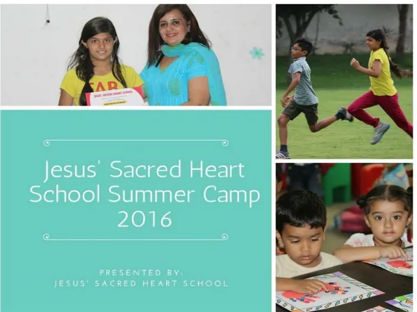 Jesus sacred heart summer camp'16