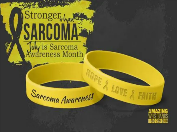 Raise Awareness of Sarcoma With Custom Bracelets