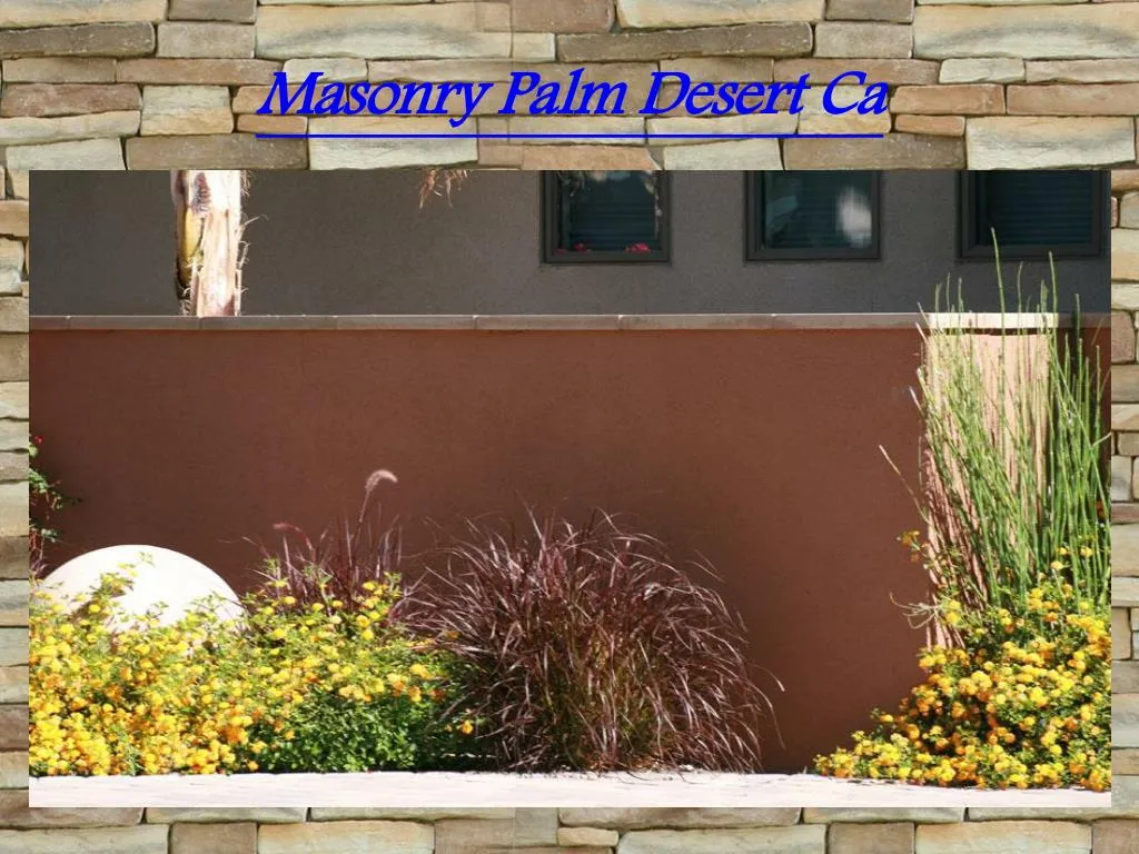 masonry palm desert ca