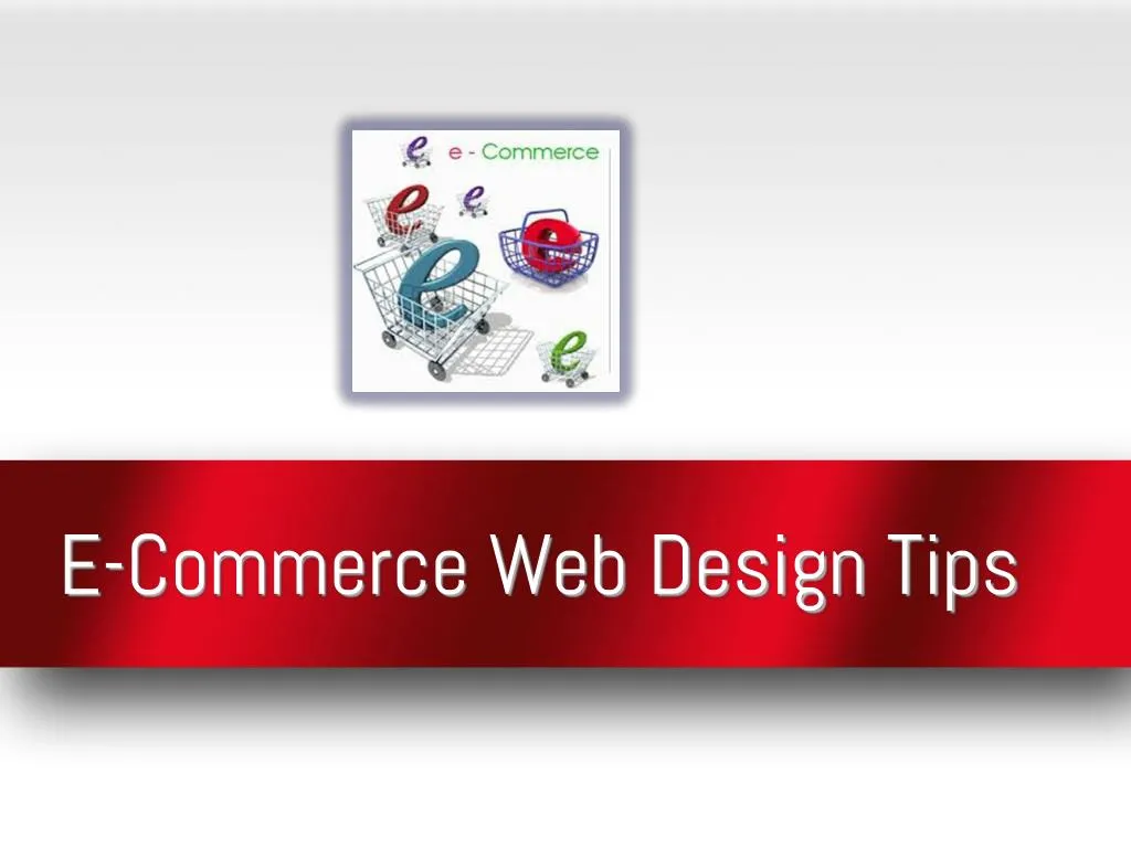 e commerce web design tips