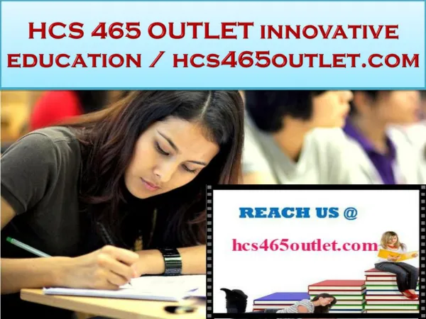 HCS 465 OUTLET innovative education / hcs465outlet.com
