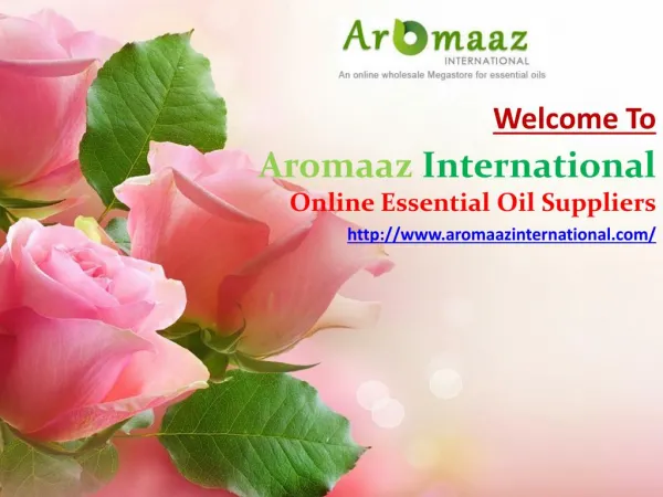 Buy Pure and Organic Hydrosols at Aromaaz International