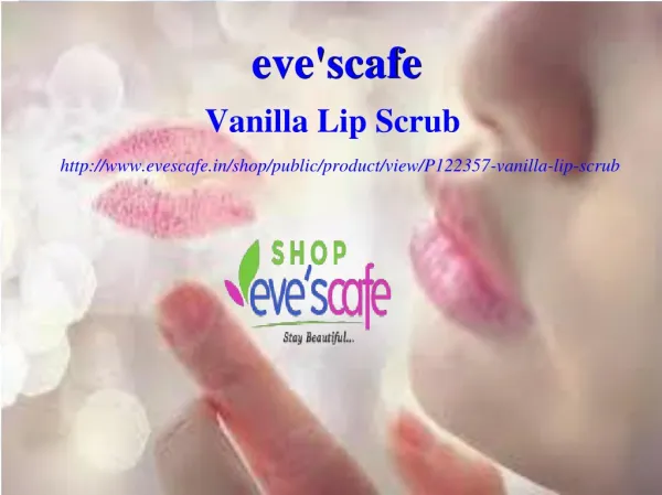Buy Evescafe Vanilla Lip Scrub
