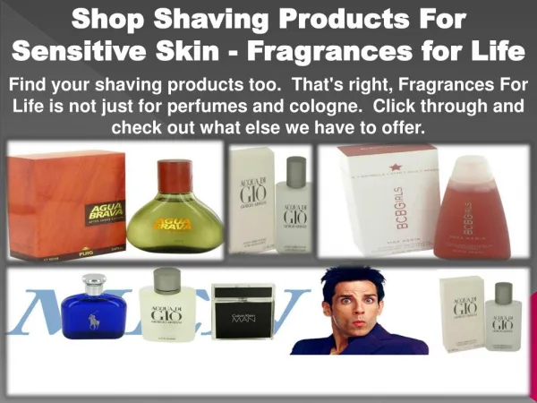 Shop Shaving Products For Sensitive Skin 