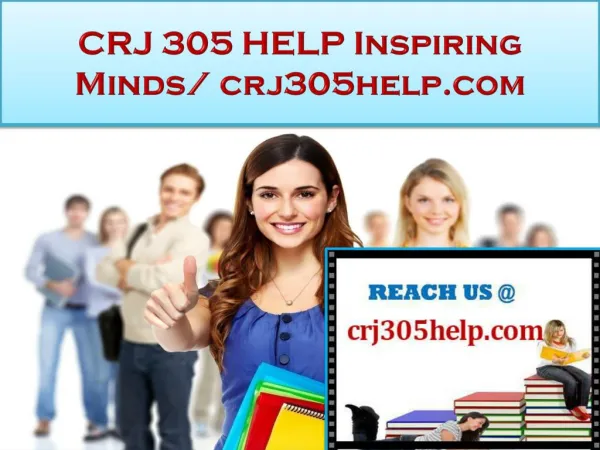 CRJ 305 HELP Real Success / crj305help.com