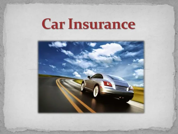 A Guide to Choose Your Car Insurance Policy!