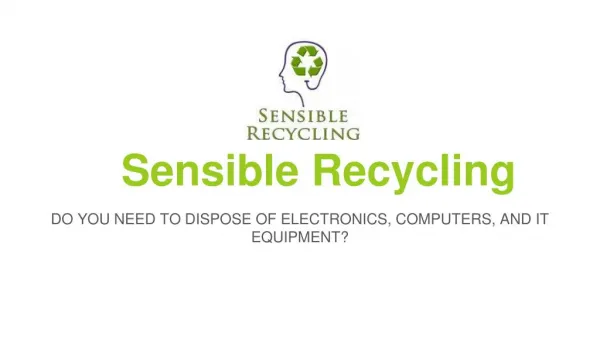 Electronic Recycling Jacksonville - Need of The Hour