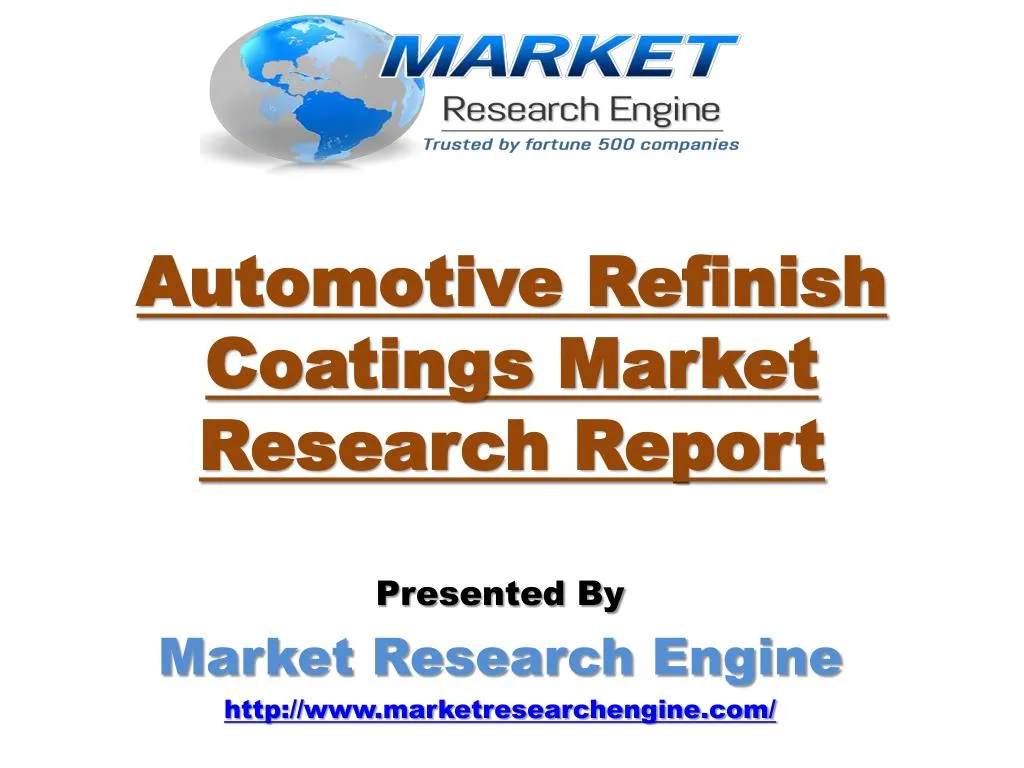 automotive refinish coatings market research report