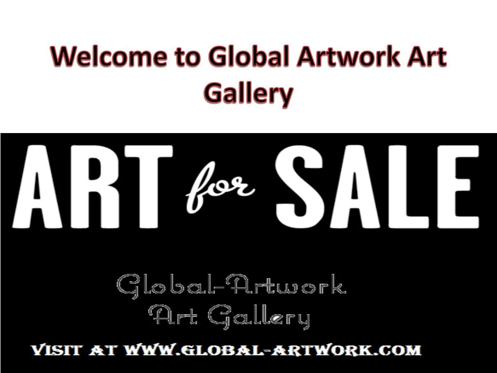 welcome to global artwork art gallery