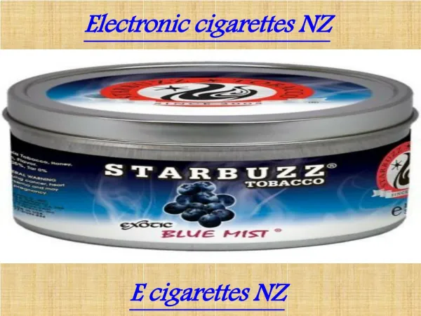 E cigarettes NZ