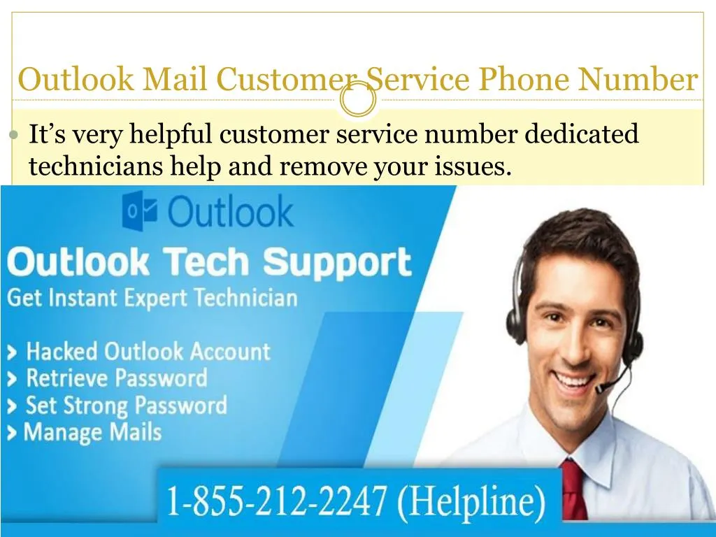 outlook mail customer service phone number