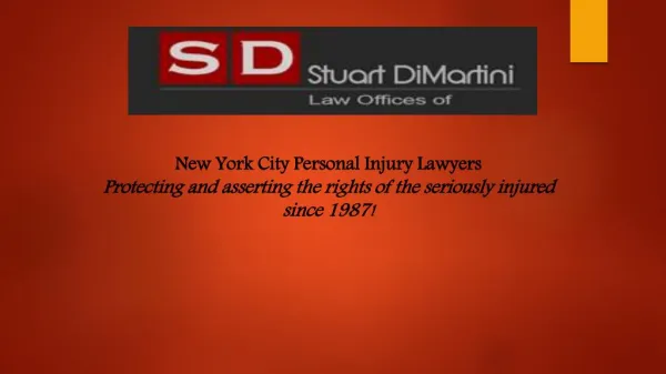 New York Motor Vehicle Accident Lawyers
