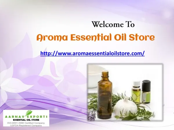 Buy Online Essential Oils at Aroma Essential Oil Store