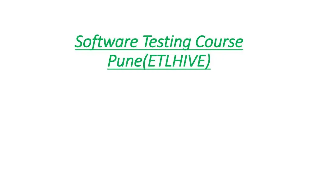 software testing course pune etlhive