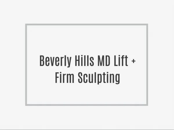 Beverly Hills MD - Advanced skin care remedy