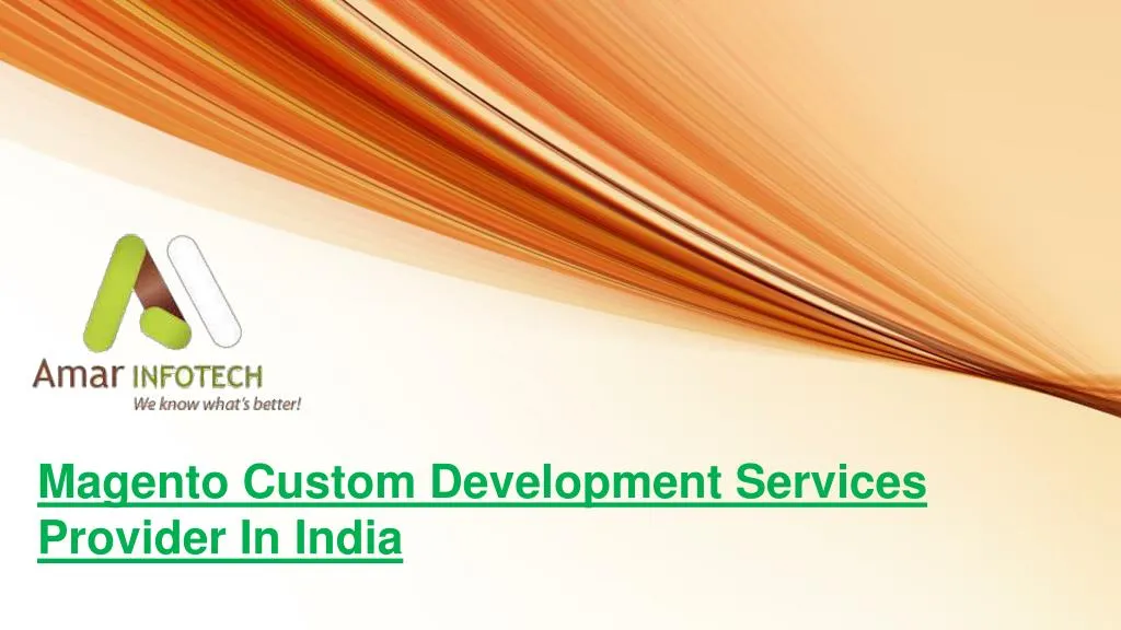 magento custom development services provider in india