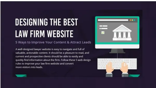 MarketJD-Designing the Best Law Firm Website