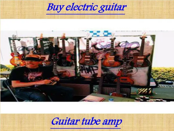 Boutique guitar amps