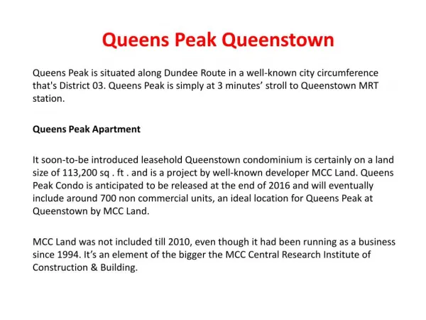 Queens Peak Queenstown