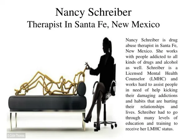 Nancy Schreiber - Therapist in Santa Fe, New Mexico