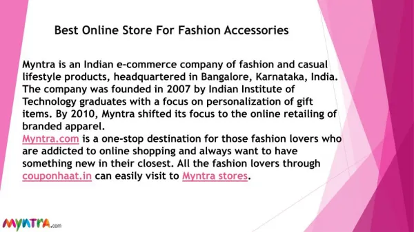 Best online store for fashion accessories