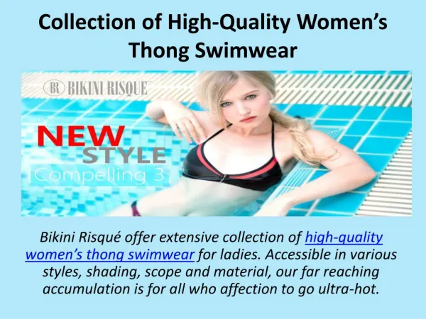 Collection of High-Quality Women’s Thong Swimwear