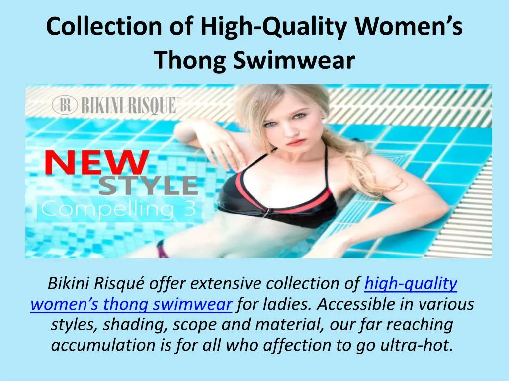 collection of high quality women s thong swimwear