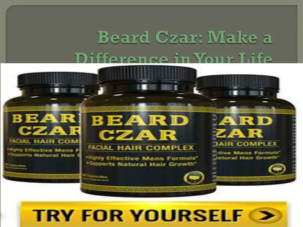 beard czar make a difference in your life