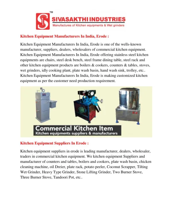 kitchen equipment manufacturers in india,erode | commercial kitchen equipment manufacturers in india,erode | commercial
