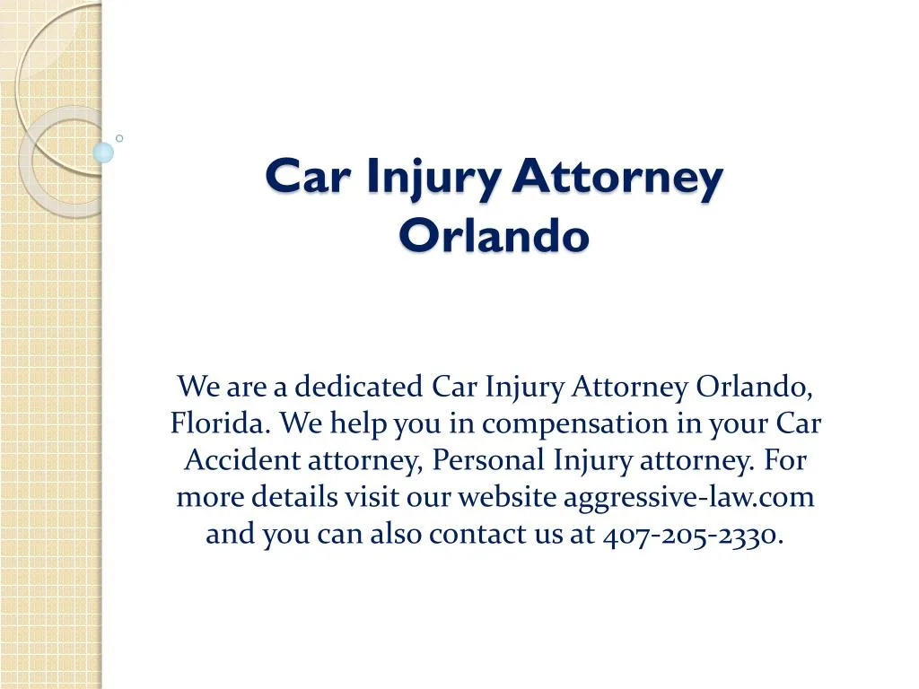 car injury attorney orlando