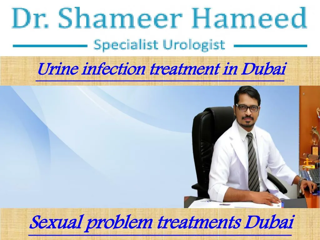 urine infection treatment in dubai