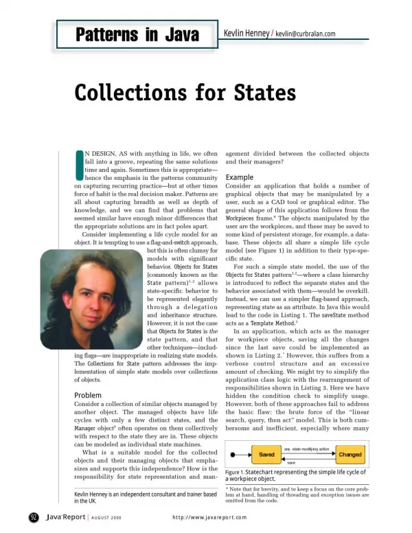 Collections for States