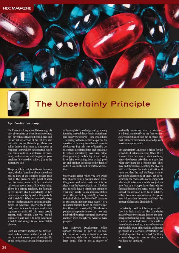 The Uncertainty Principle