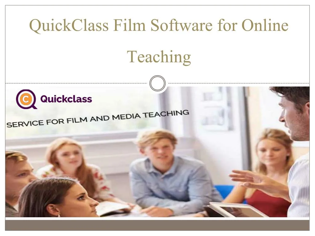 quickclass film software for online teaching