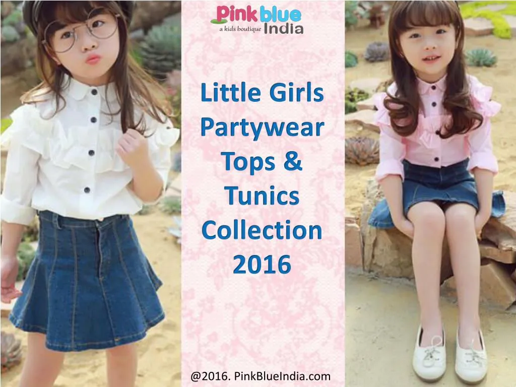 little girls partywear tops tunics collection 2016