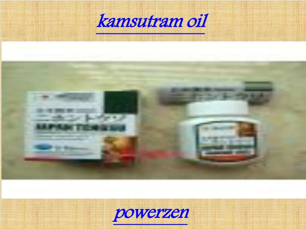 kamsutram oil