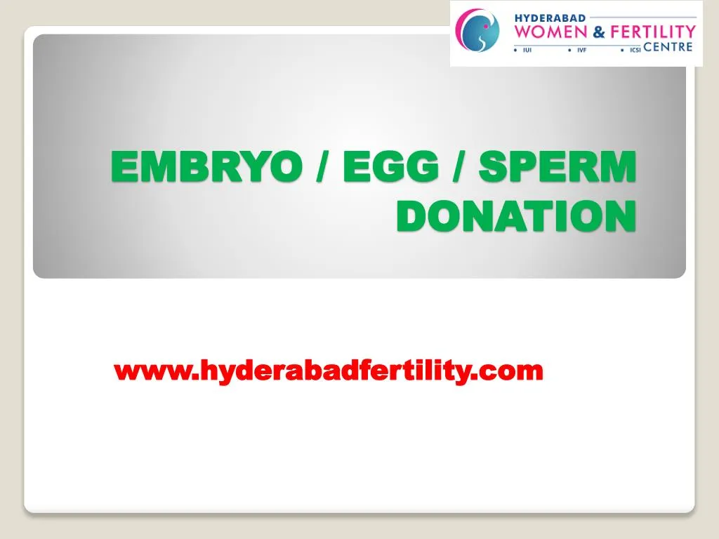 embryo egg sperm donation