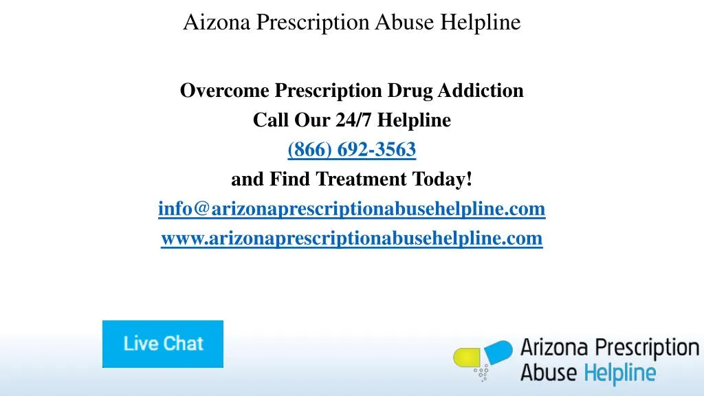 aizona prescription abuse helpline