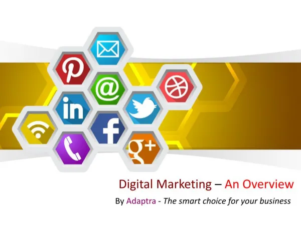 Digital Marketing Overview - Adaptra