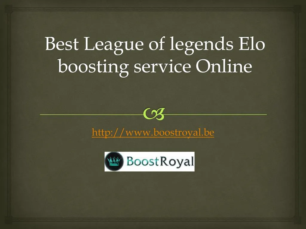 best league of legends elo boosting service online