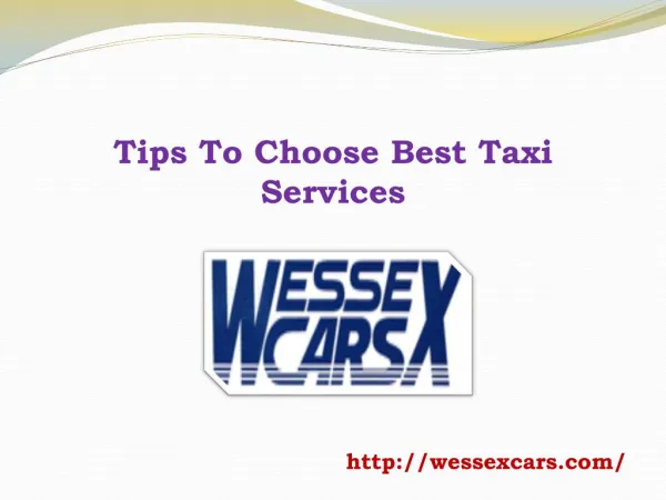 Tips To Choose Best Taxi Services