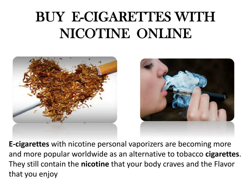 buy e cigarettes with nicotine online