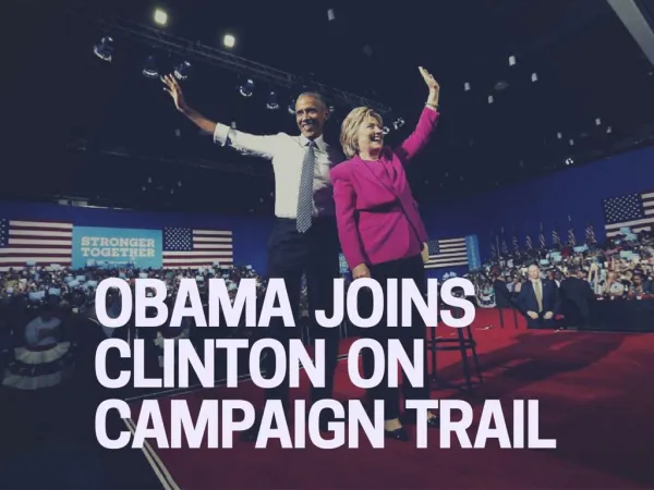 Obama joins Clinton on campaign trail
