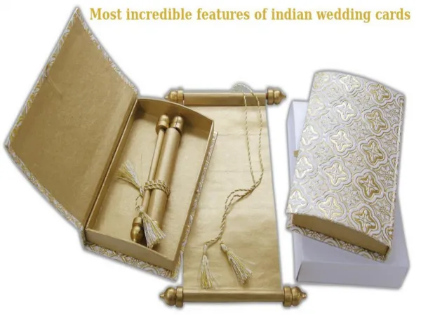 Important characteristic of wedding card