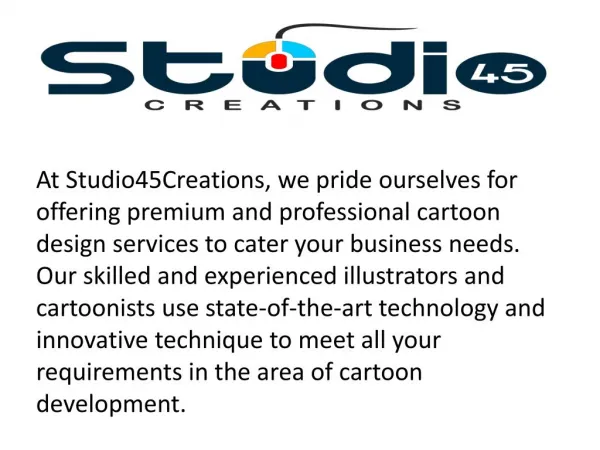 Cartoon Graphic Designer - Studio45creations