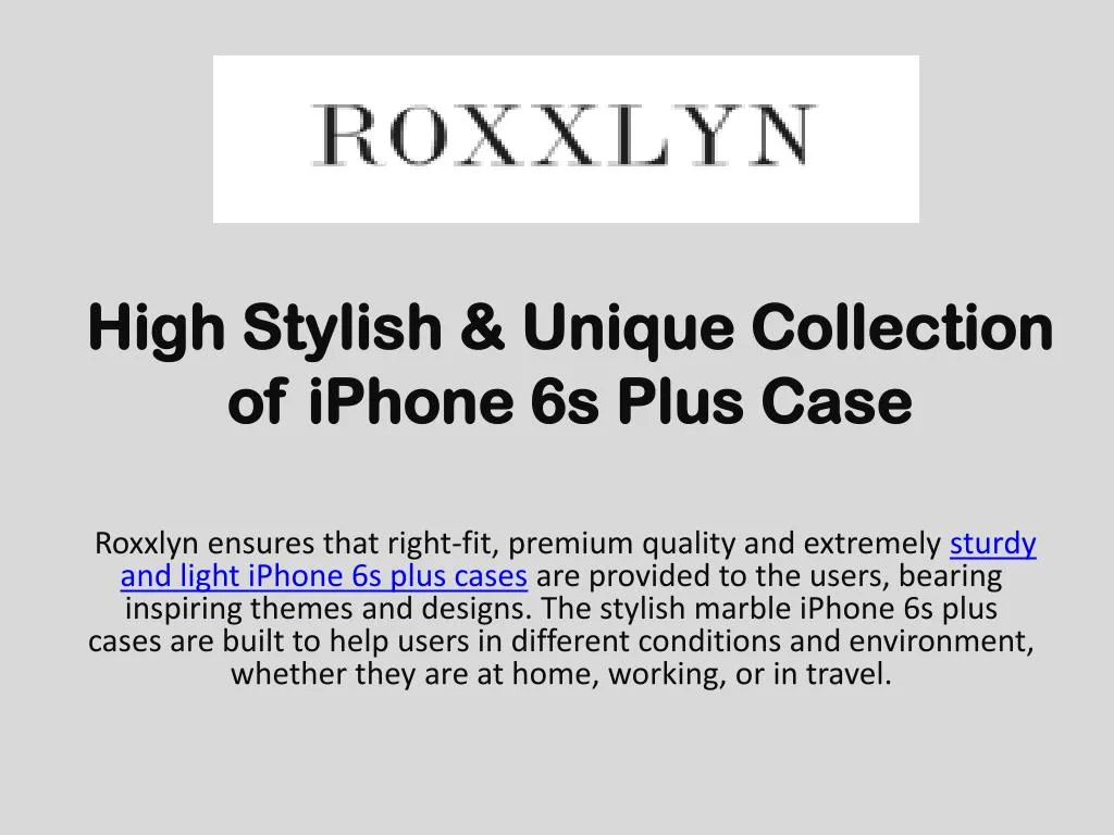 high stylish unique collection of iphone 6s plus case