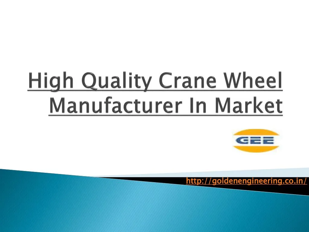 high quality crane wheel manufacturer in market