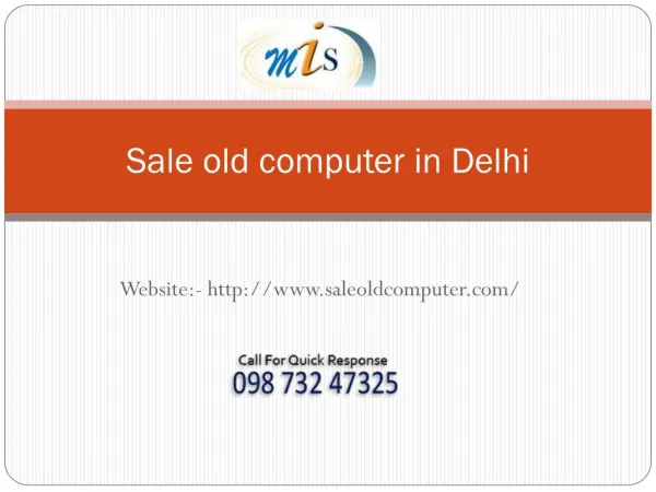 Sale old computer in Delhi, Gurgaon, Noida