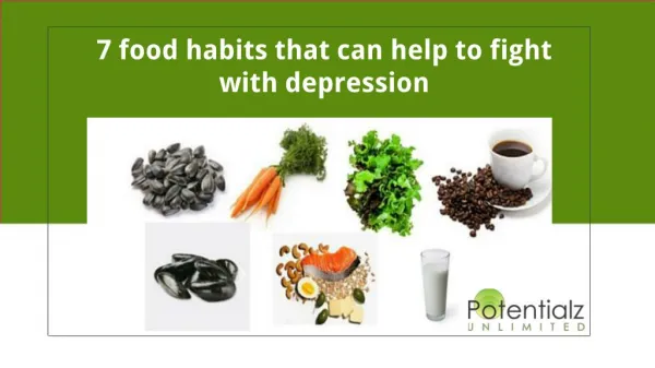 7 food habits that can help to fight with depression