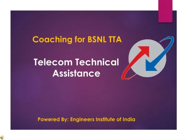 Best Coaching for BSNL TTA in Delhi